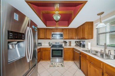 Kitchen with stainless appliances