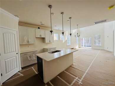 Photo is of the actual home under construction as