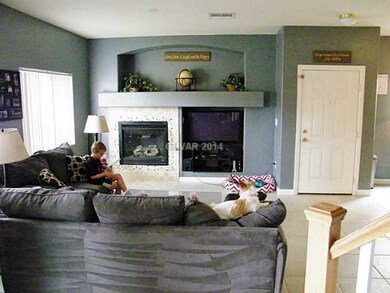 Living Room. Living room with gas fireplace.
