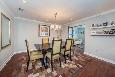 This formal dining room is in addition to the casu