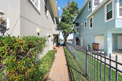 Walk way to entry door