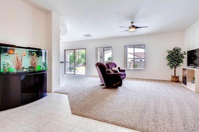 Family room with new carpet!