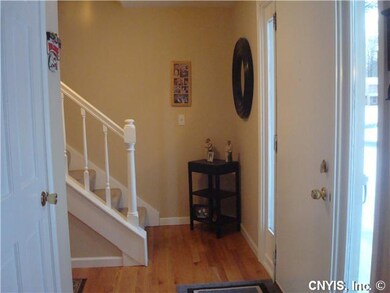 Foyer. What a bright and airy foyer with its white