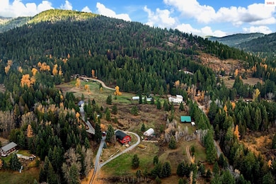 Aerial view looking North...