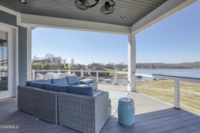 Covered Patio open to the lake