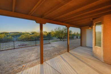 Covered back porch