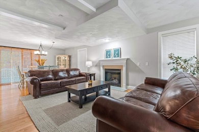 Cozy up by the fireplace