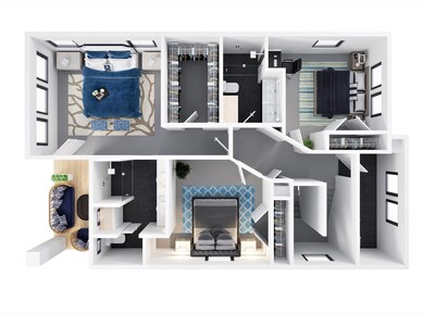 Trailside 19 Floor plan upper level