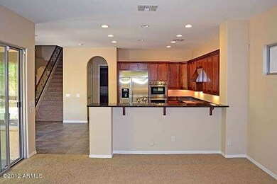 Family Room Opens to Kitchen