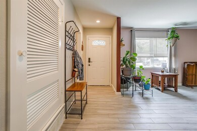 Entry into large open floorplan.