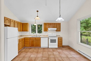 Kitchen with view to the Lake