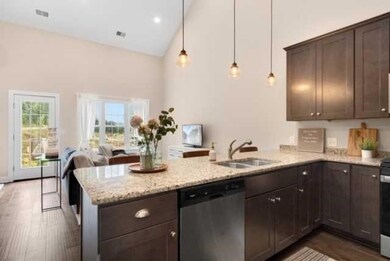 Open concept kitchen.  Choose your granite counter