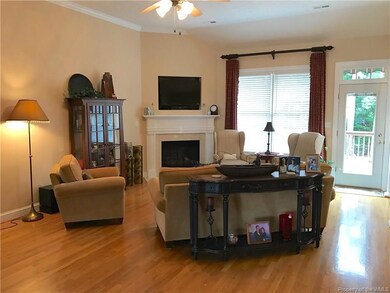 Great room from hall