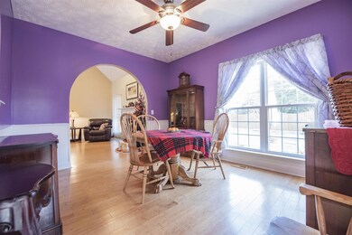 Dining room has wainscoting and large window for lots of natural light! 2831 Apache Moon Terrace, Murfreesboro, TN 37127