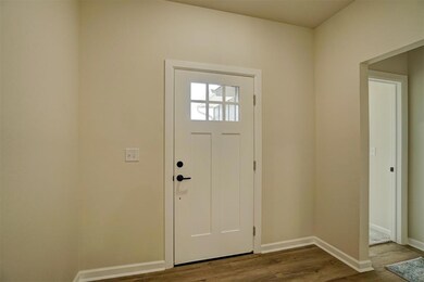 Covered front porch with can lighting