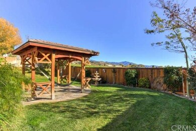 Large gazebo in private backyard