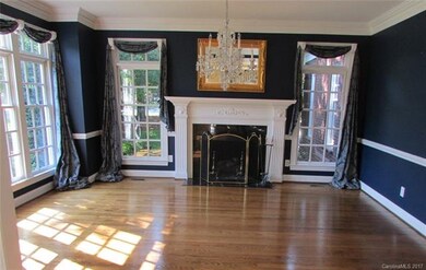 The dining room also has lots of natural light and