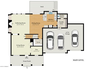 Main Level Floor Plan