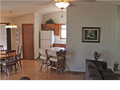 Dining, Living and Kitchen are all open for entert