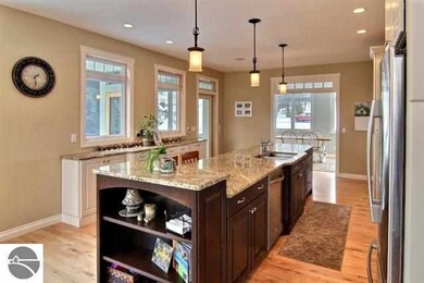 has room for at least 6 bar stools and is great fo