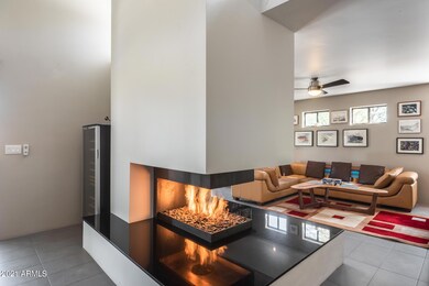 gas fireplace!