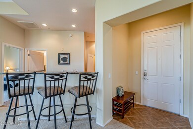 Entrance and breakfast bar