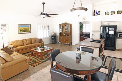 Family Room with Eat in Kitchen