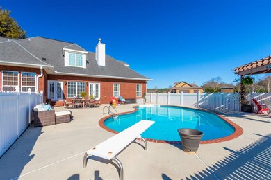 PERGOLA WITH BRICK PAVERS/PERFECT FOR A FIREPIT