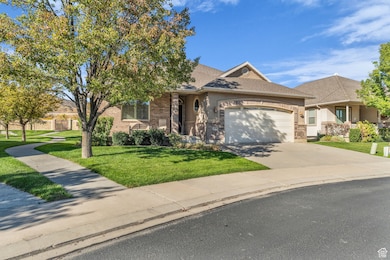 Walking path to community garden