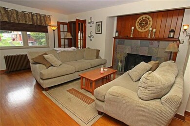 Beautiful French Doors lead into the living area