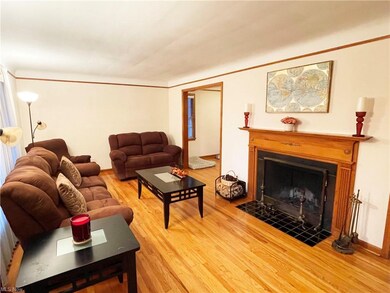 Living Room w/ gorgeous fireplace