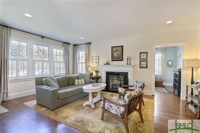 Another angle of the living room and gas fire plac