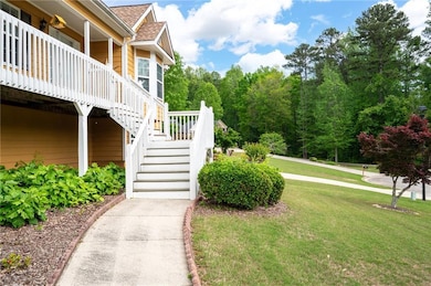 View of property's community featuring a yard and 