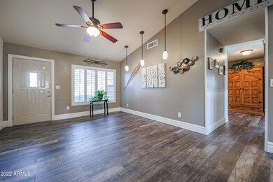 Hallway View, armoire included