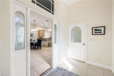 Tiled foyer entrance
