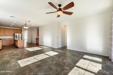 Great room to kitchen