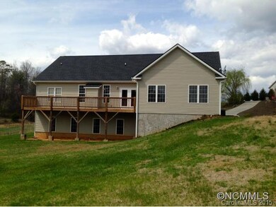 Rear view with deck