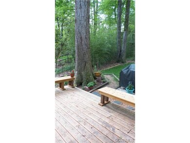 Beautiful rear deck entertainment area