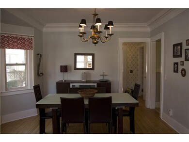 Dining Room Dining room with bold ceiling molding