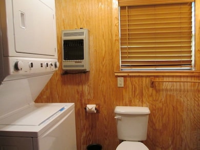 Stack washer/Dryer & Stall Shower