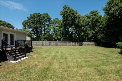 Expansive backyard