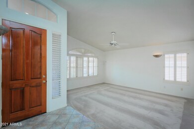 Entrance + living room