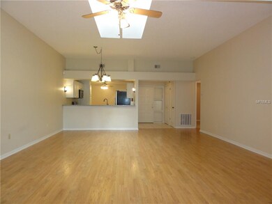 Living room & dining room with upgraded wood floor