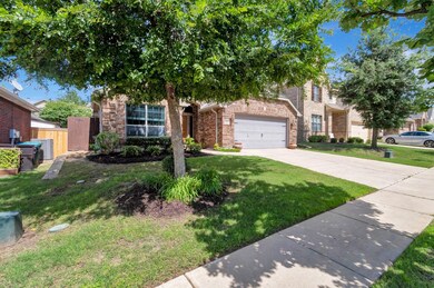 Obstructed view of property featuring a garage and