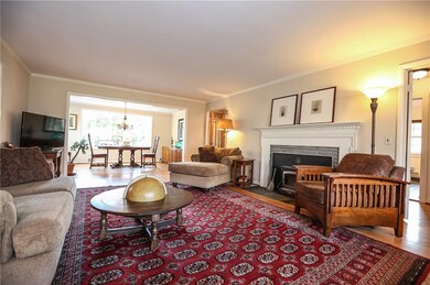 Living room with fireplace... currently a wood sto