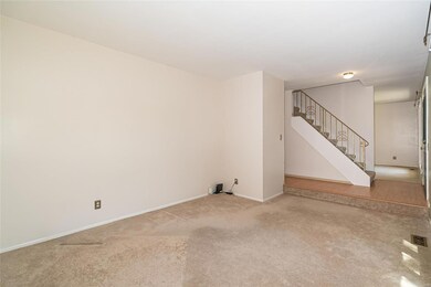 Sunken Living Room off entry foyer