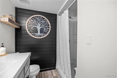 Main Floor Full bathroom with walk in shower