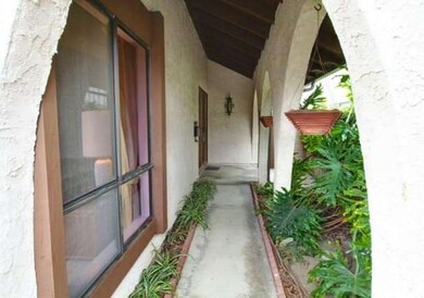 Walkway to front door