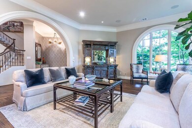 Wood floors, high ceilings add to the ambiance.