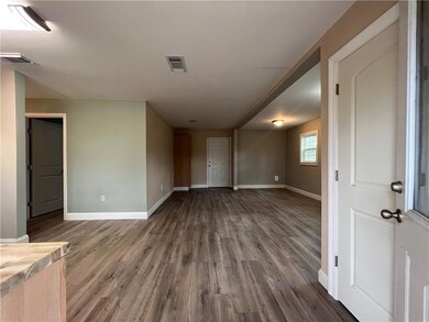 open kitchen and living room